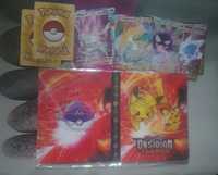 Album + diamentowe karty pokemon