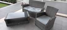 Conjunto jardim rattan