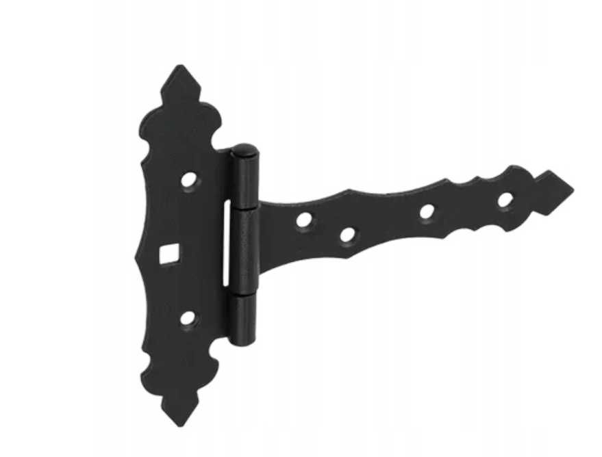 Rustykalna furtka ogrodowa, ręczna robota, lite drewno