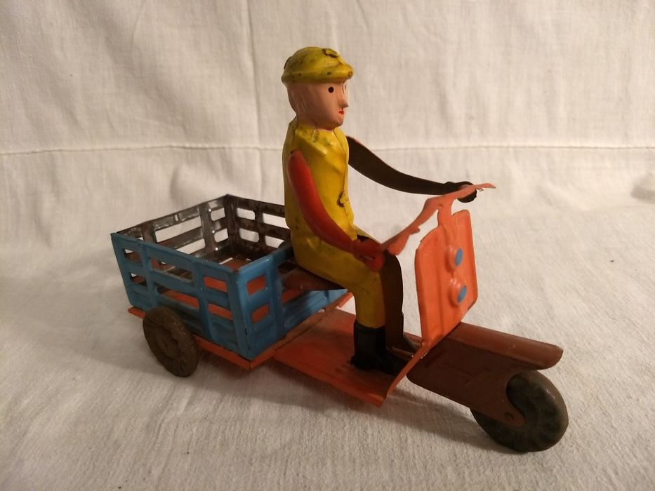 Mota de lata brinquedo português Anos 50/60