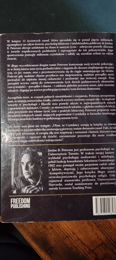 Jordan B. Peterson- Poza porządek kolejne 12 życiowych zasad