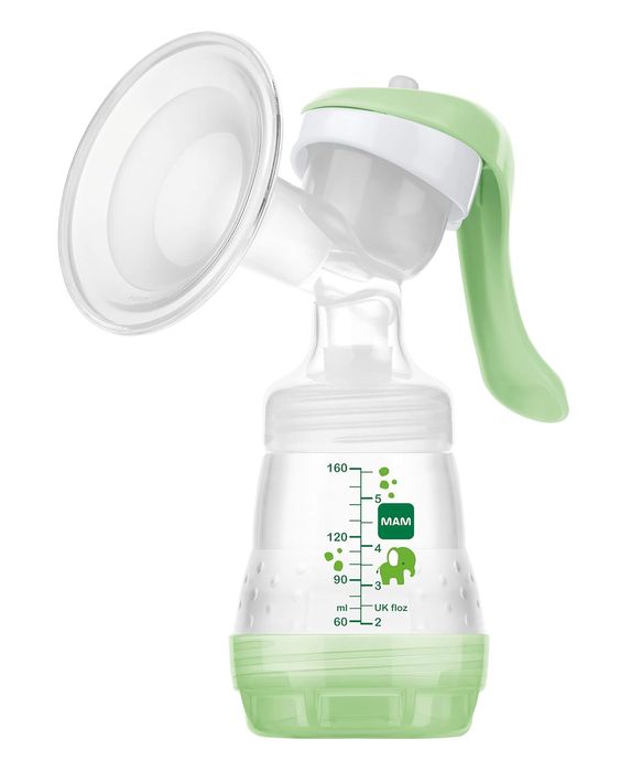 Laktator Mam Manual Breast Pump Zapieczętowany Butelka Smoczek