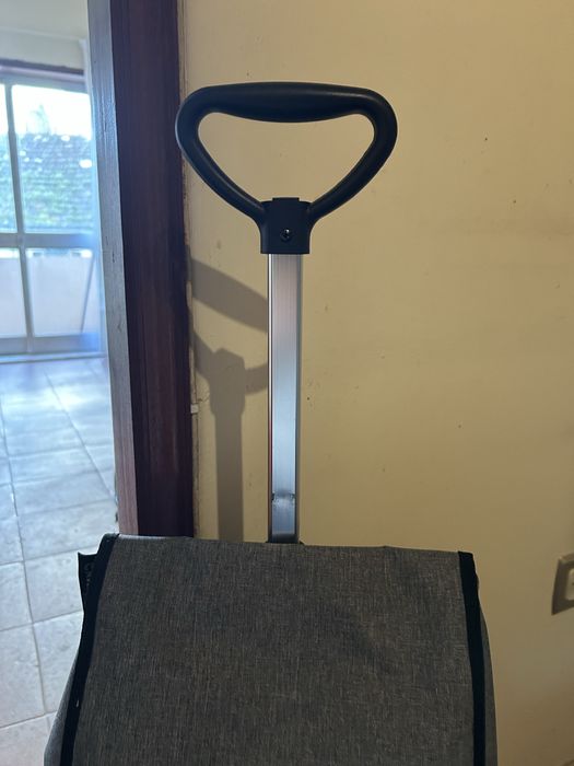 Carrinho de compras marca Garmol pega telescópica como novo