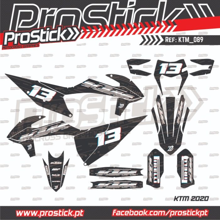 kit Autocolantes KTM EXC SXF 2020