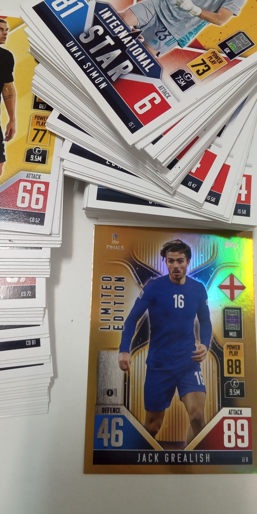 Attax nações Álbuns Topps, cadernetas Champions e Star Wars continente