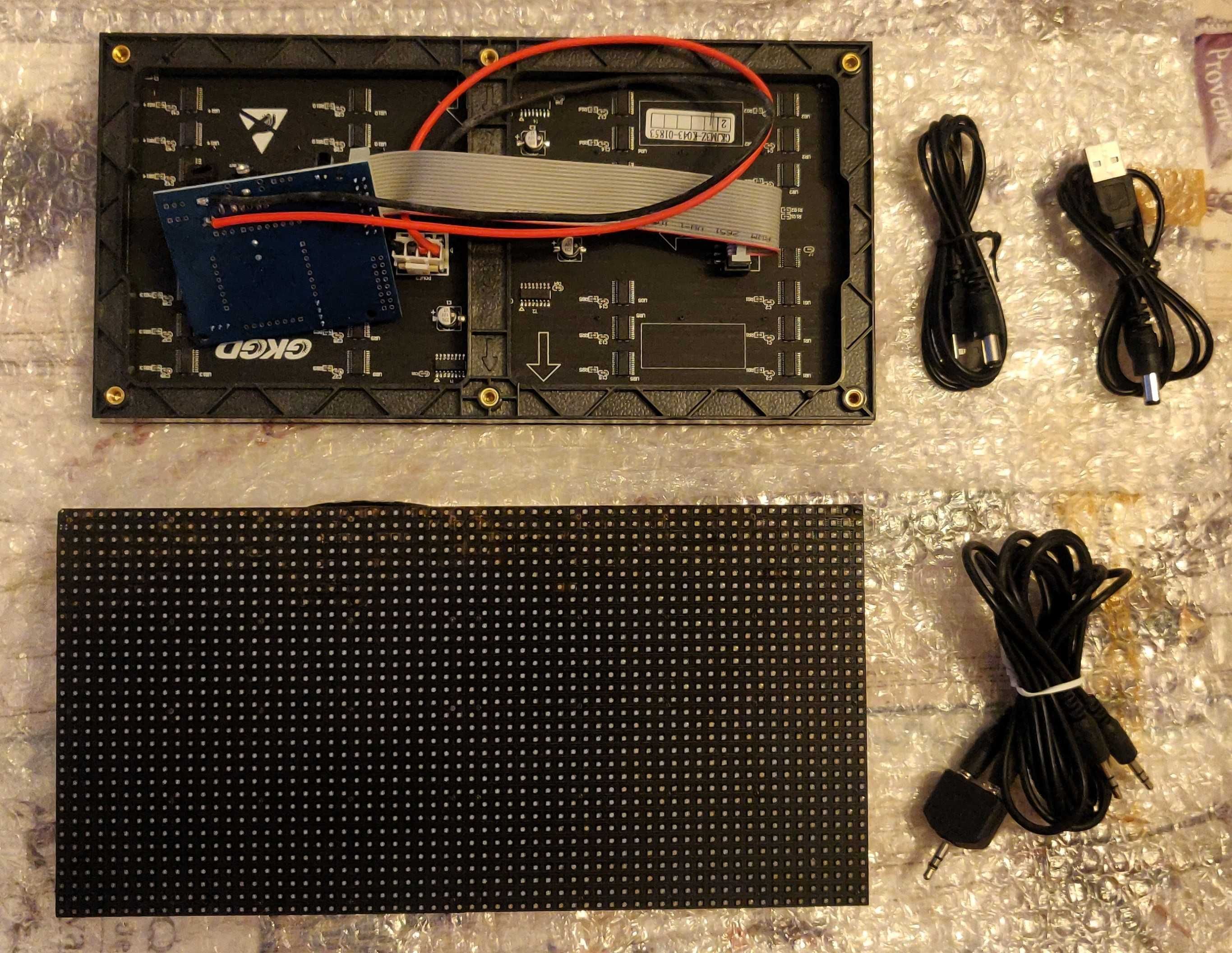 Display Bg LEDs RGB de Espectro Musical Controlado por Som