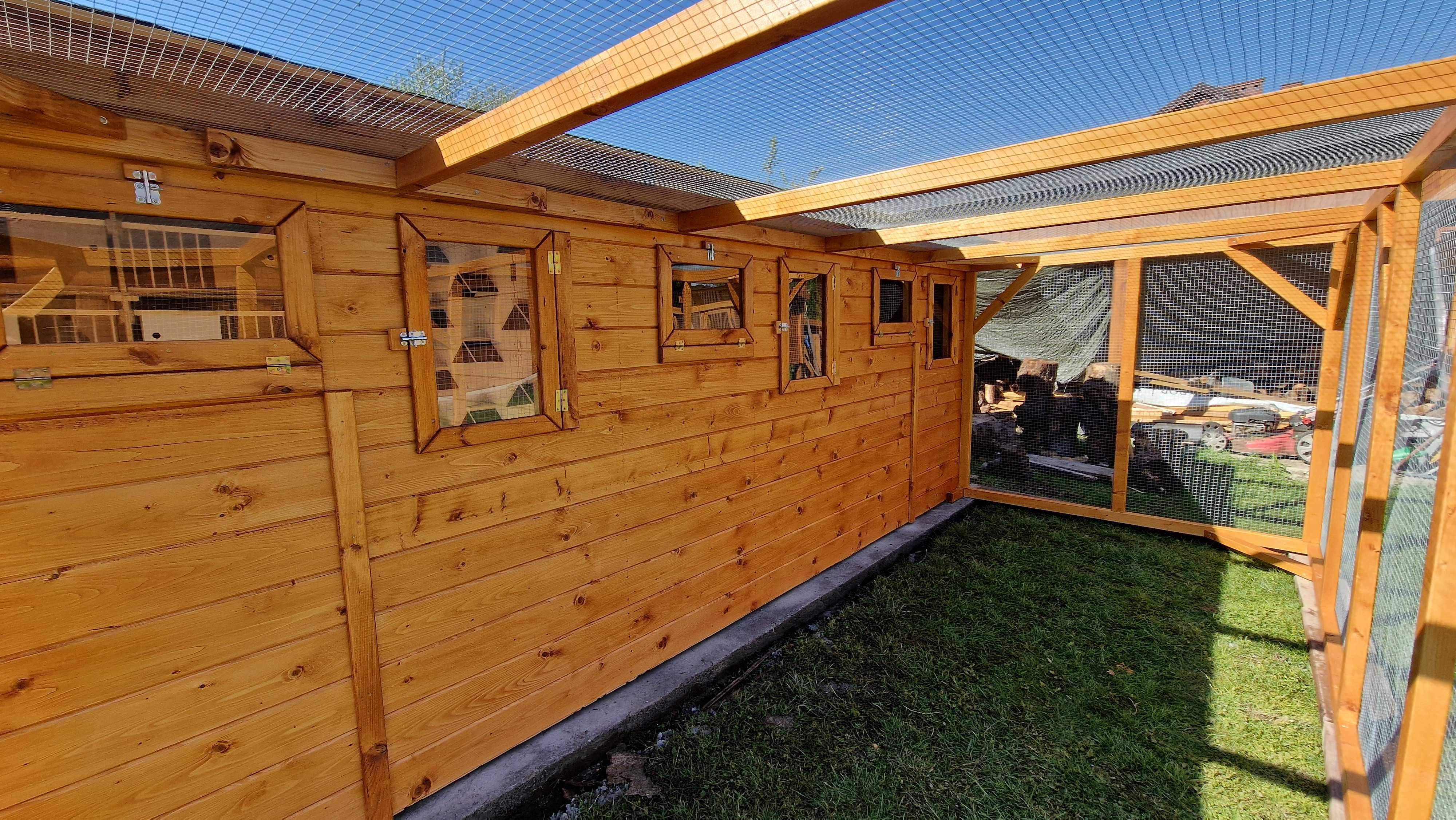 Gołębnik 5x2m  z wolierą 5x2m Cena z MONTAŻEM