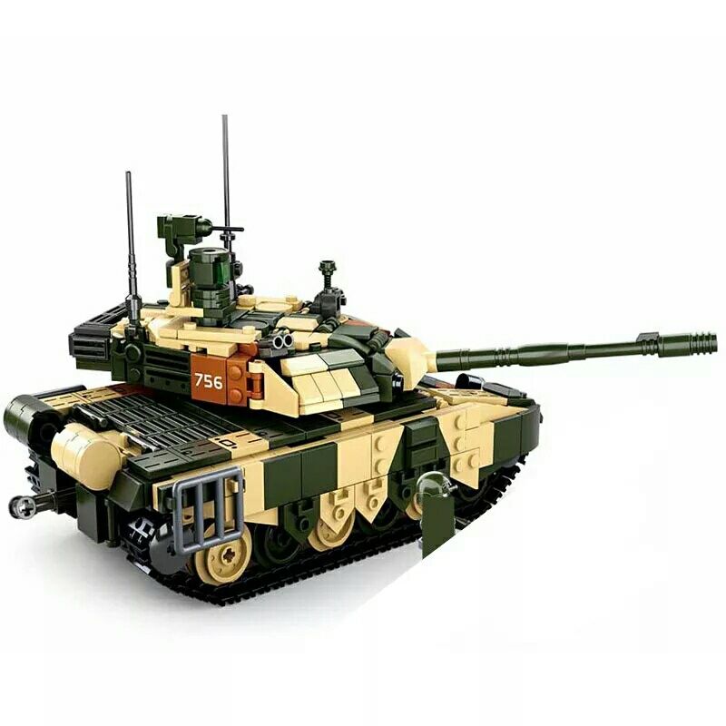 Конструктор Армия Sluban M38-B0756 "Тяжёлый Танк Т-90МС", 758 дет.
