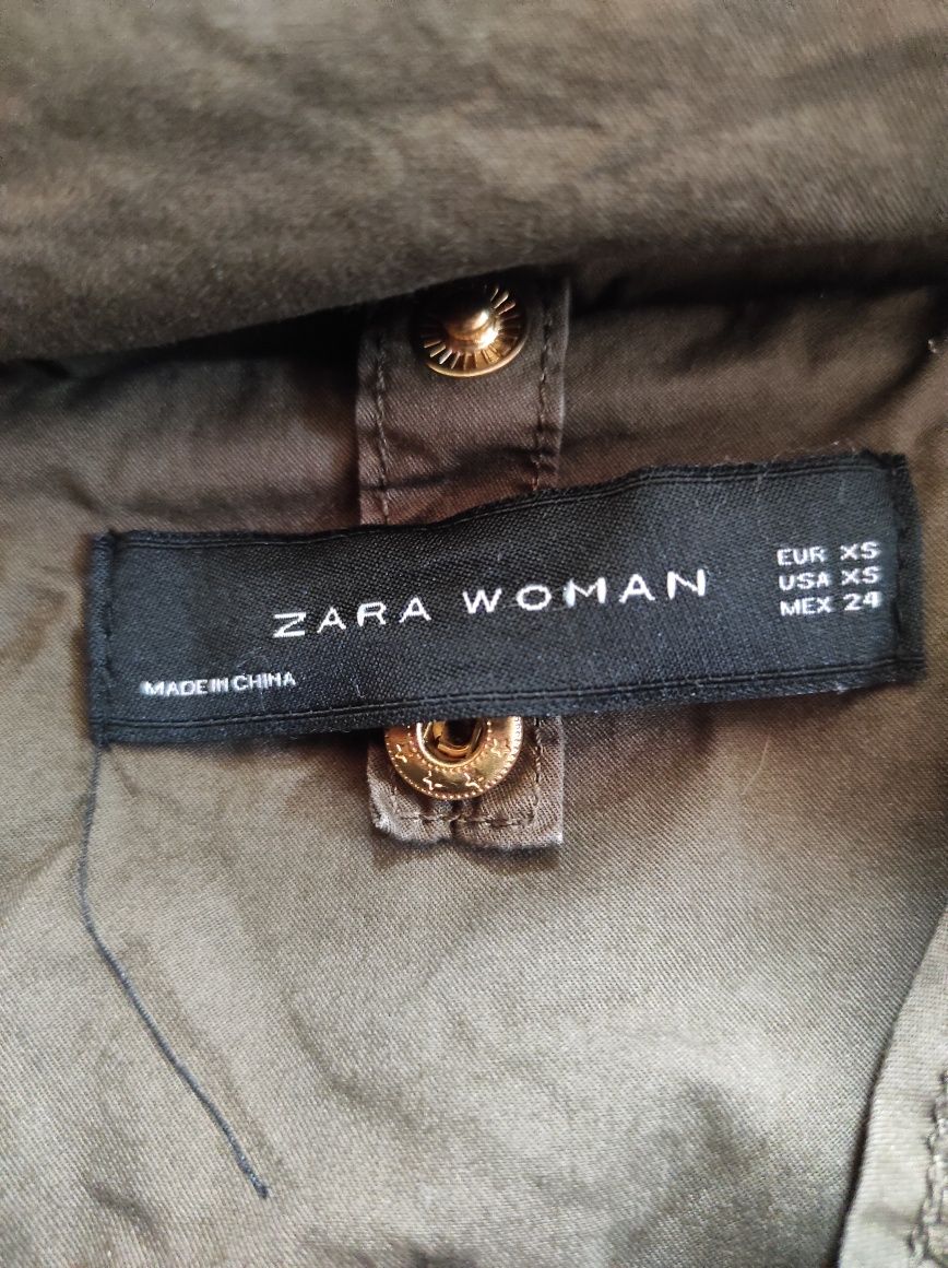 Zara parka khaki XS