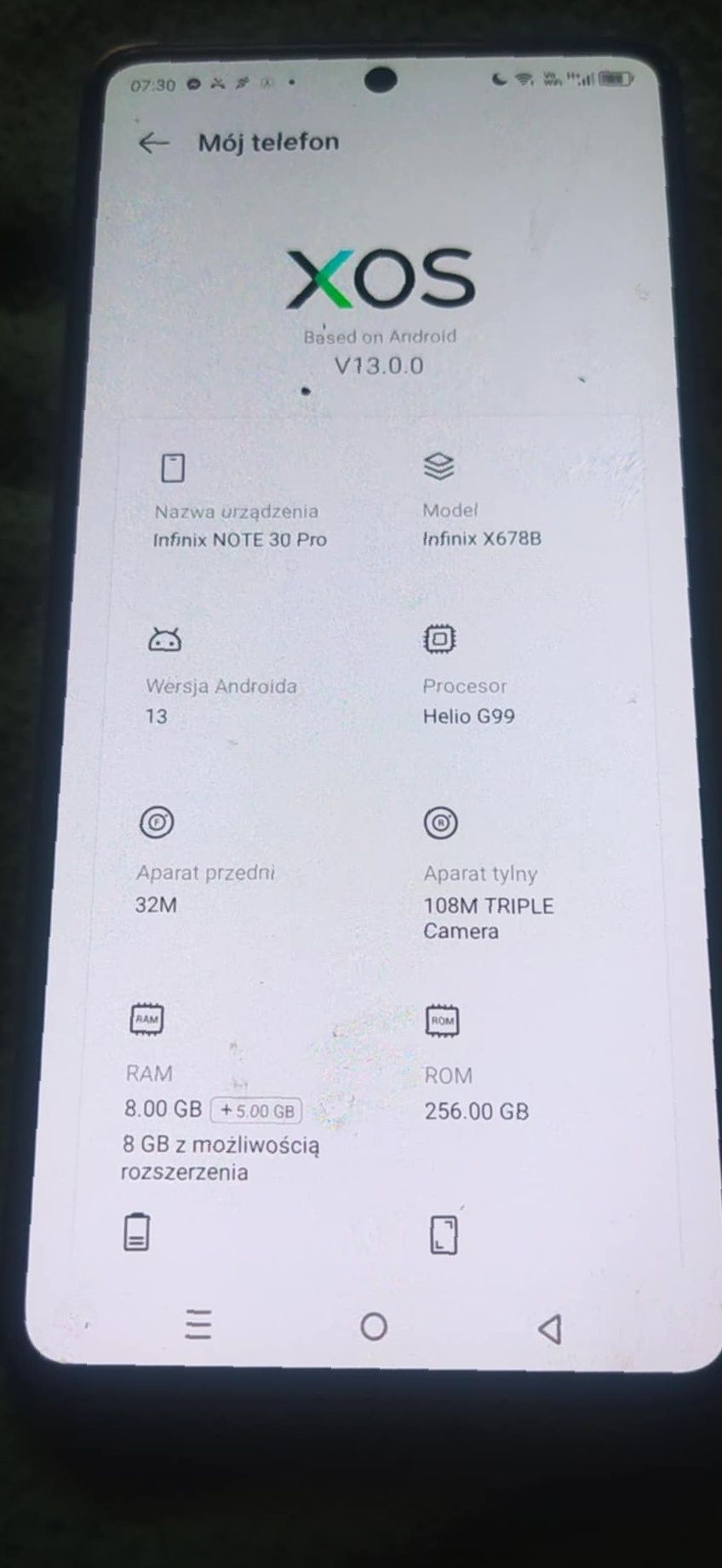 Infinix note30 pro