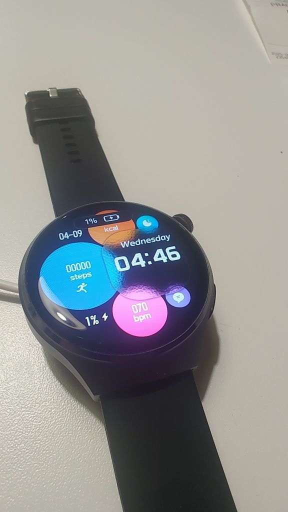 Smartwatch pomiar ciśnienie tętna glukozy!