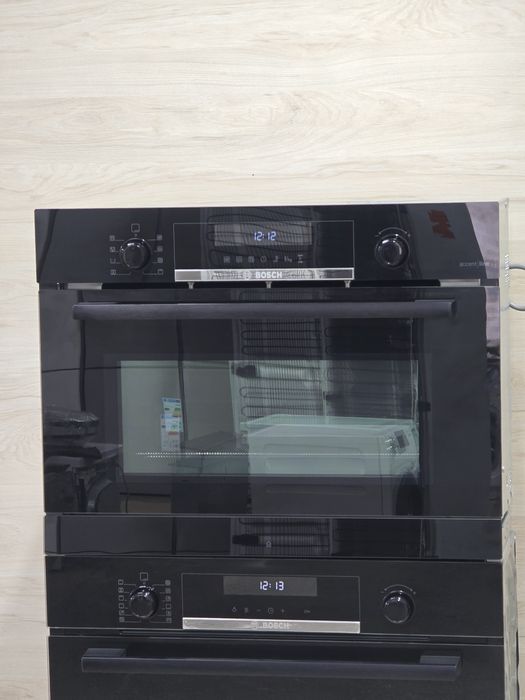 Духовка + Мікрохвильовка + Пароварка Обсидіан Нова-Виставка