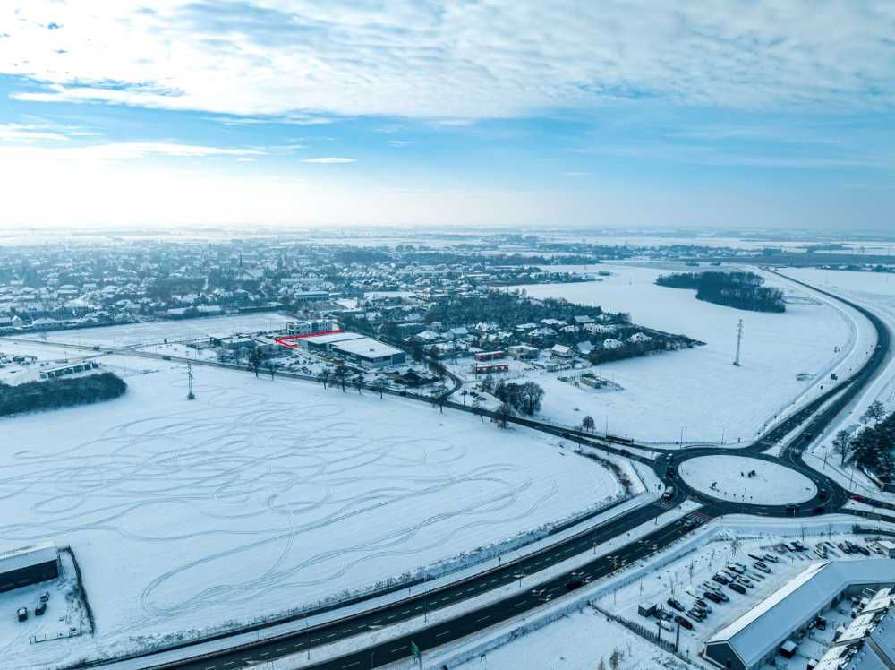 Działka inwestycyjna przy Parku Handlowym stacji paliw Żerniki Wrocław