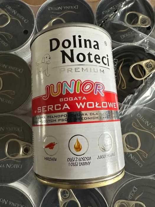 Dolina Noteci Premium Junior mokra karma dla psa wołowina 6x400 g