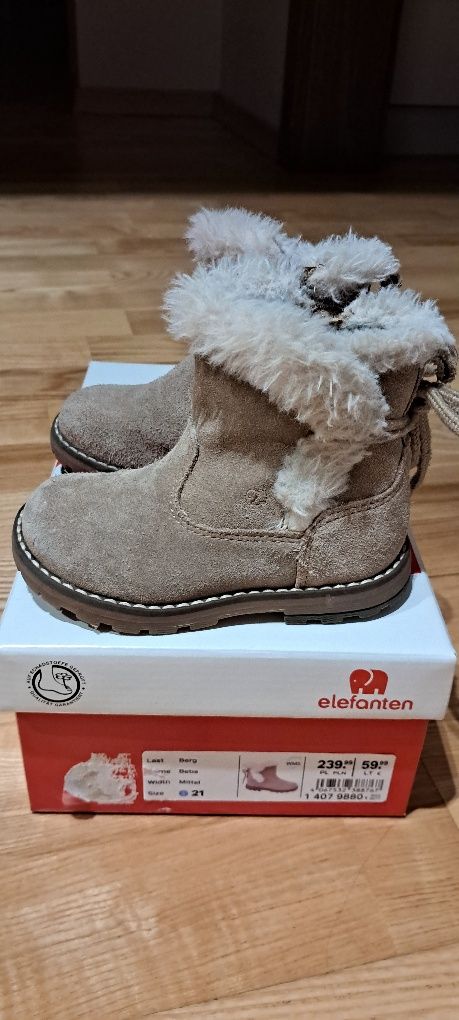 Buty zimowe rozmiar 21  Elefanten POLECAM