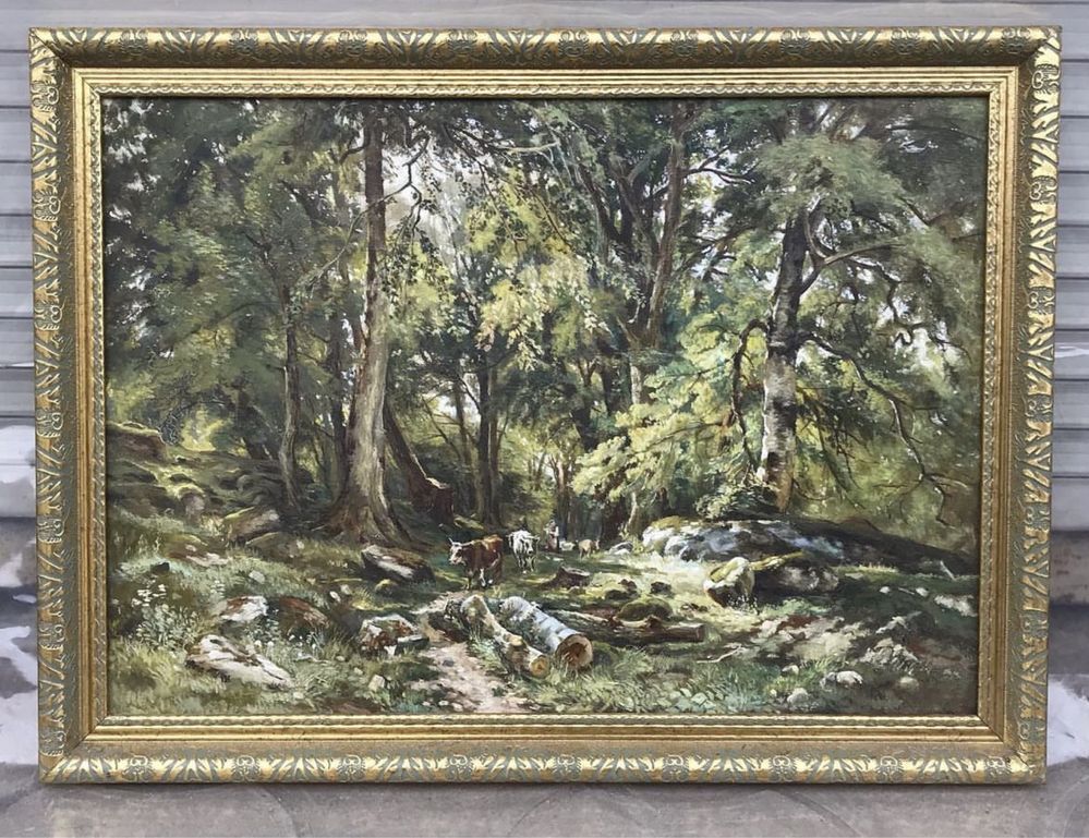 Продам картину Стадо в лісі