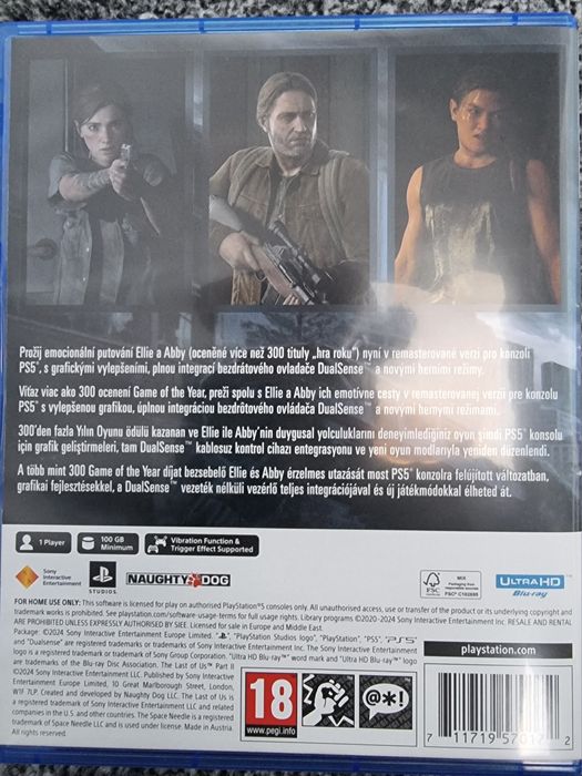 PS5 The Last Of Us Part II 2 REMASTERED