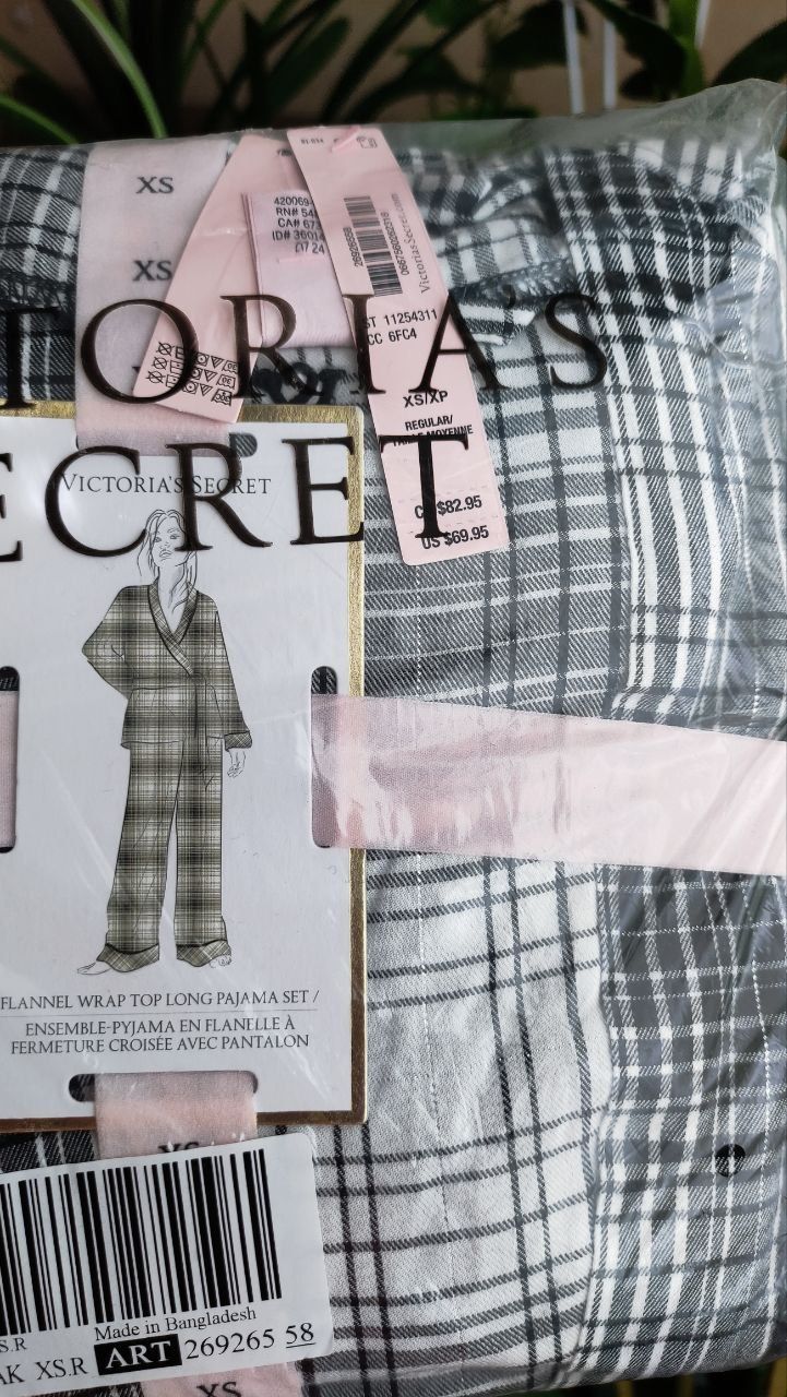 Фланелева піжама Victoria’s Secret