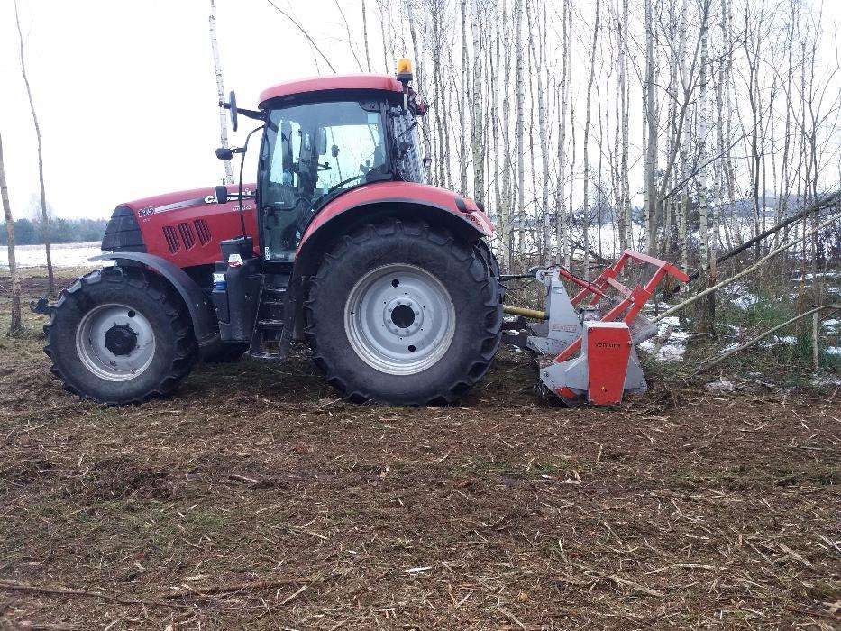 Karczowanie zakrzaczeń, usuwanie karp