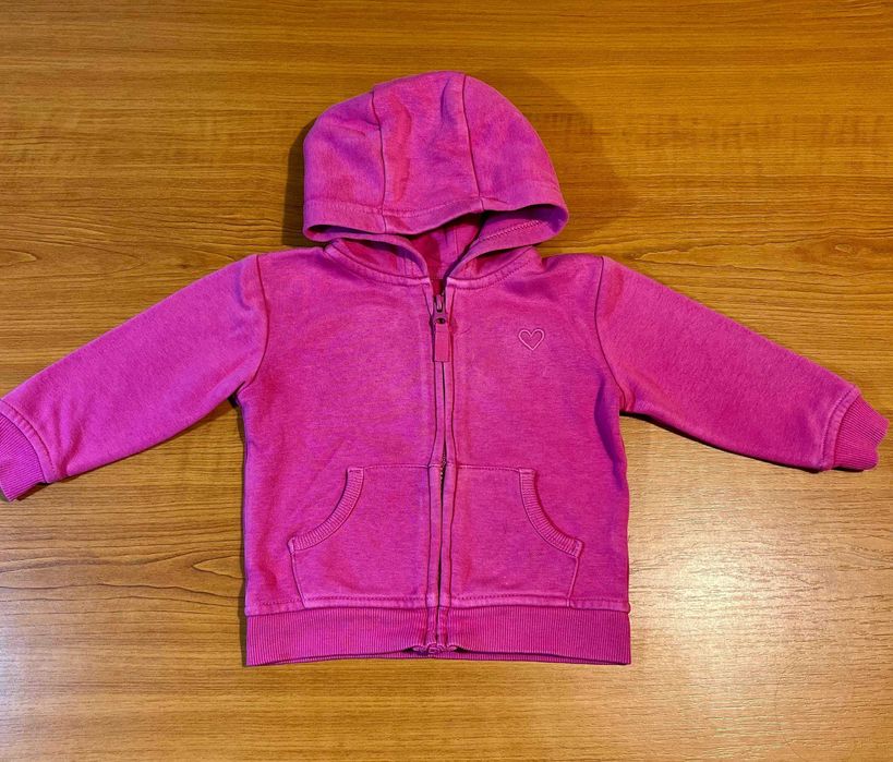 bluza na zamek dla dziewczynki