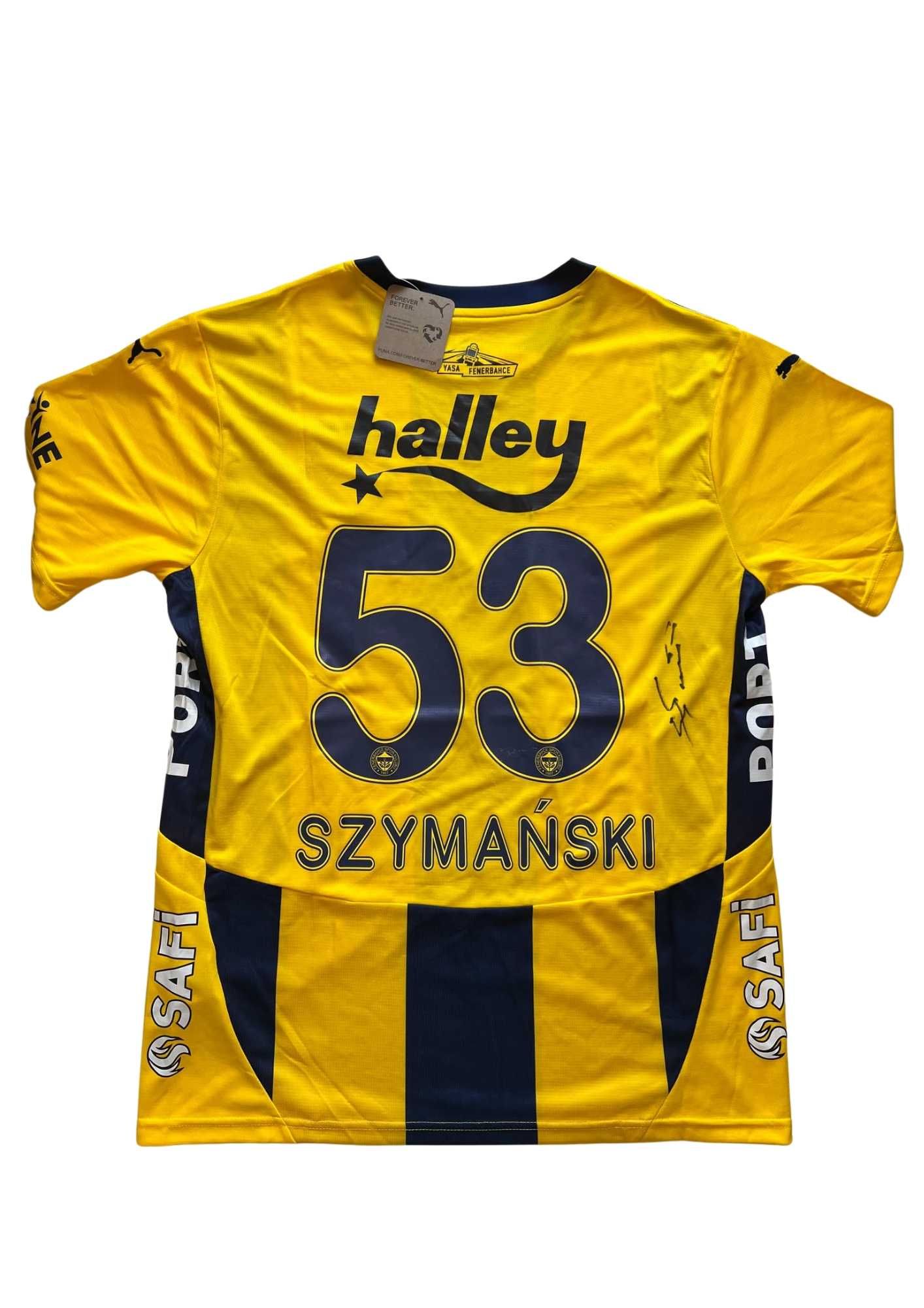 Sebastian Szymański Fenerbahçe SK koszulka z autografem + certyfikat