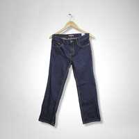 Jeansy damskie proste straight Tommy Hilfiger granatowe niebieskie L