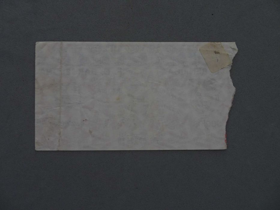 Bilhete de futebol Benfica Barcelona Taças Clubes Campeões Europeus 91