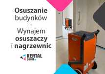 WYNAJEM Osuszaczy, Nagrzewnic, Klimatyzatorów, OSUSZANIE budynków