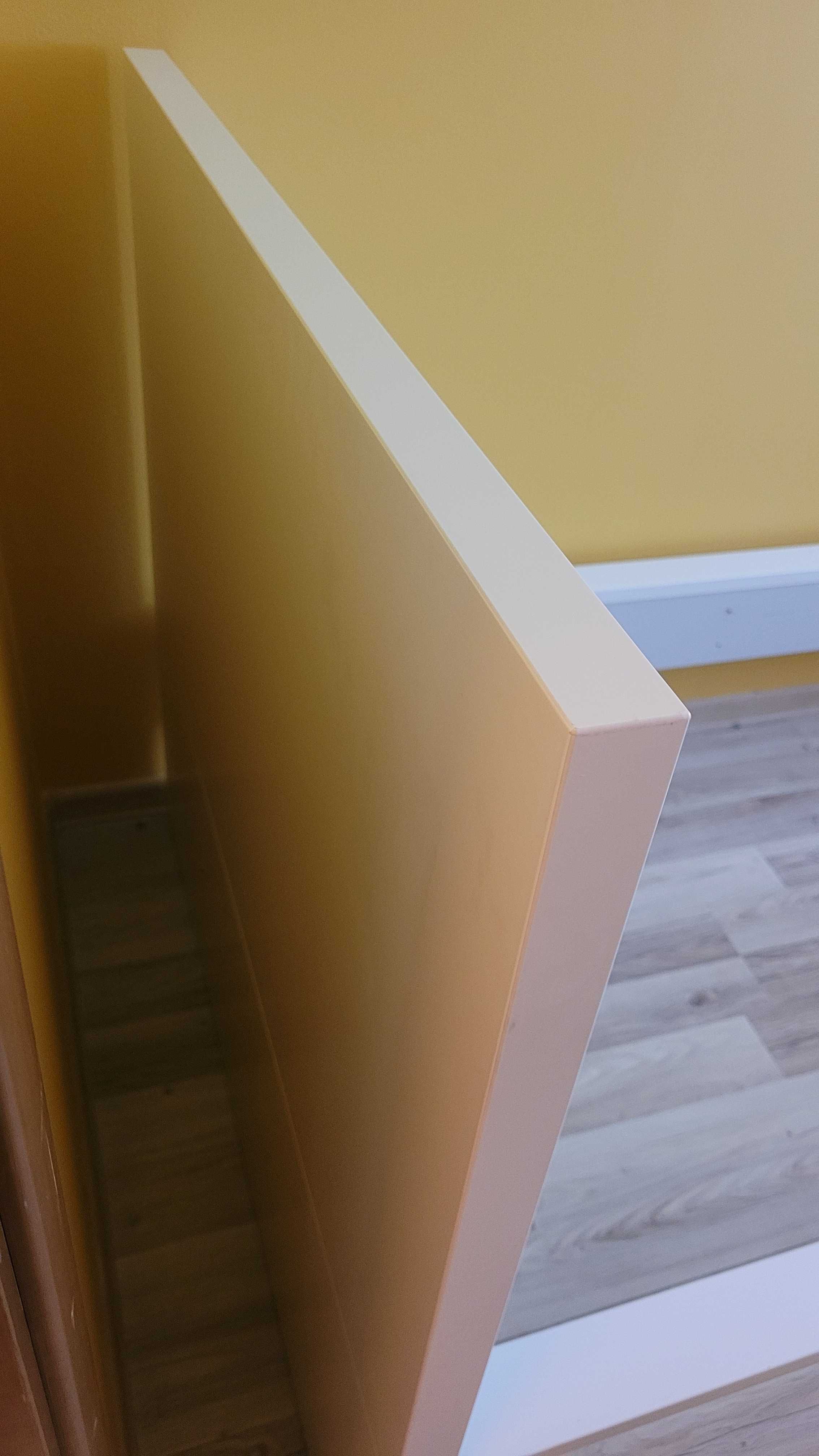 IKEA MALM Białe pojedyńcze łóżko 90x200 szuflady stelaż 105x209 TANIO