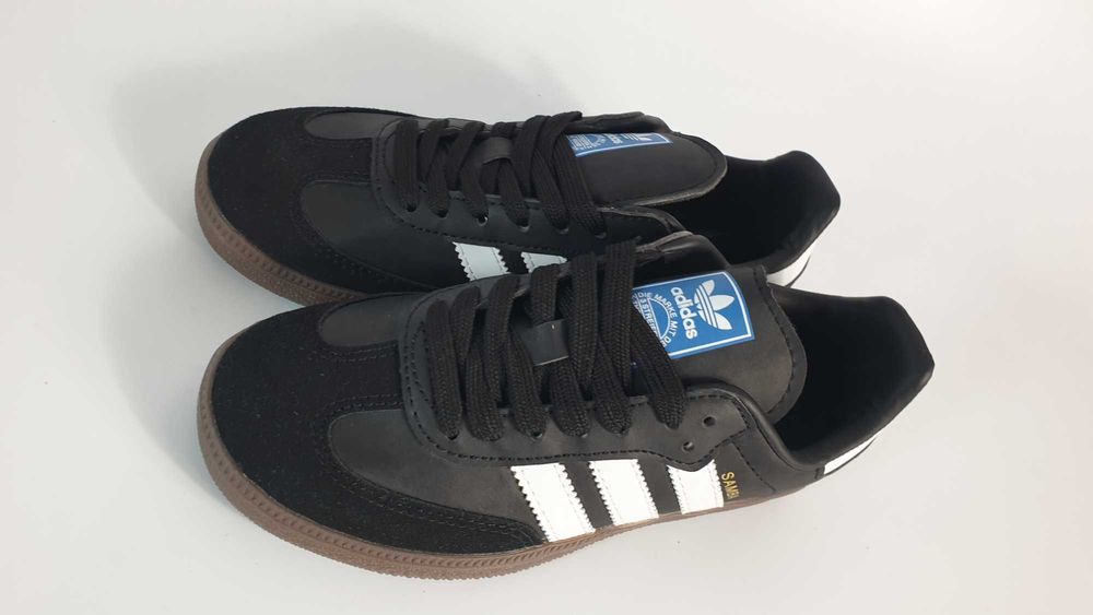 Buty damskie adidas Samba OG B75807 Originals skórzane czarne 36