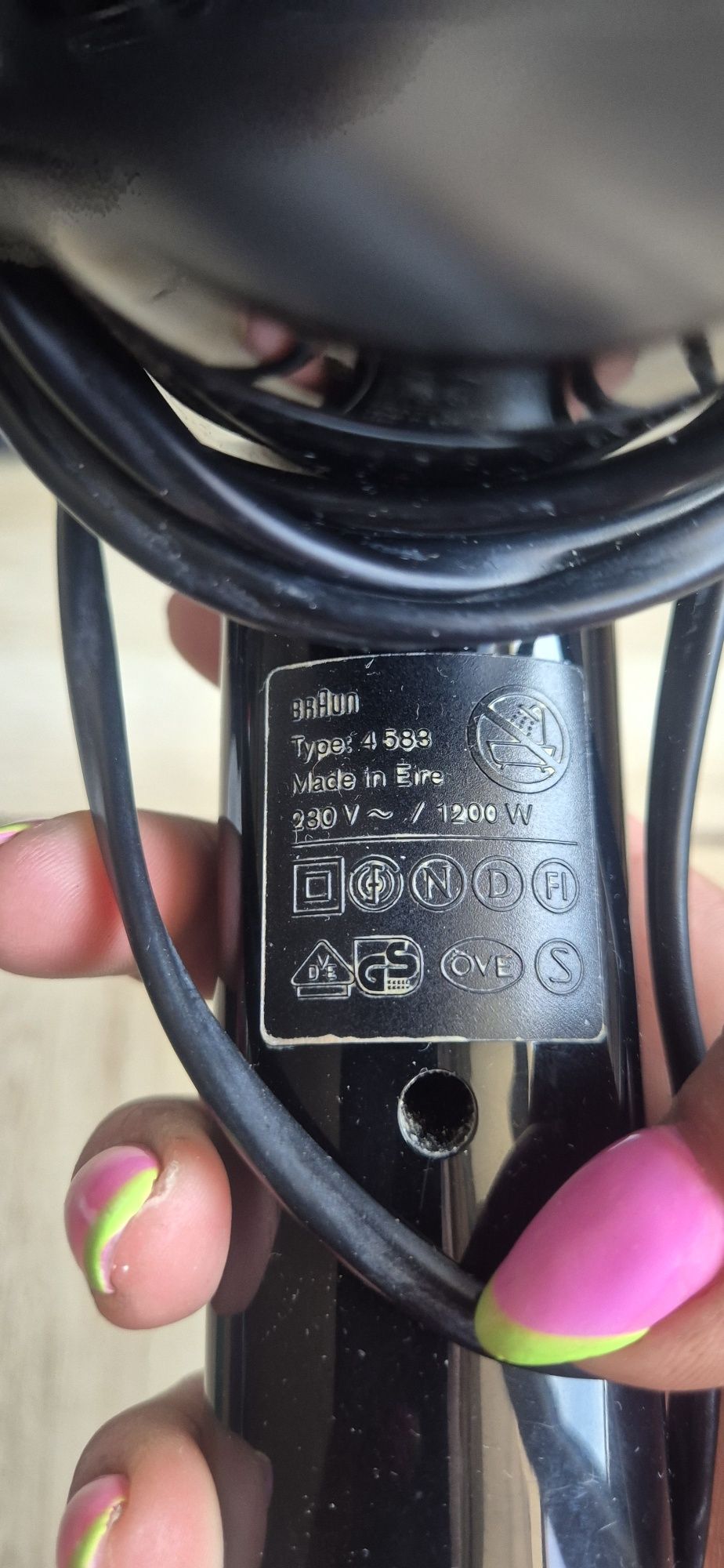 BRAUN 4588  suszarka do włosów mała mini polecam