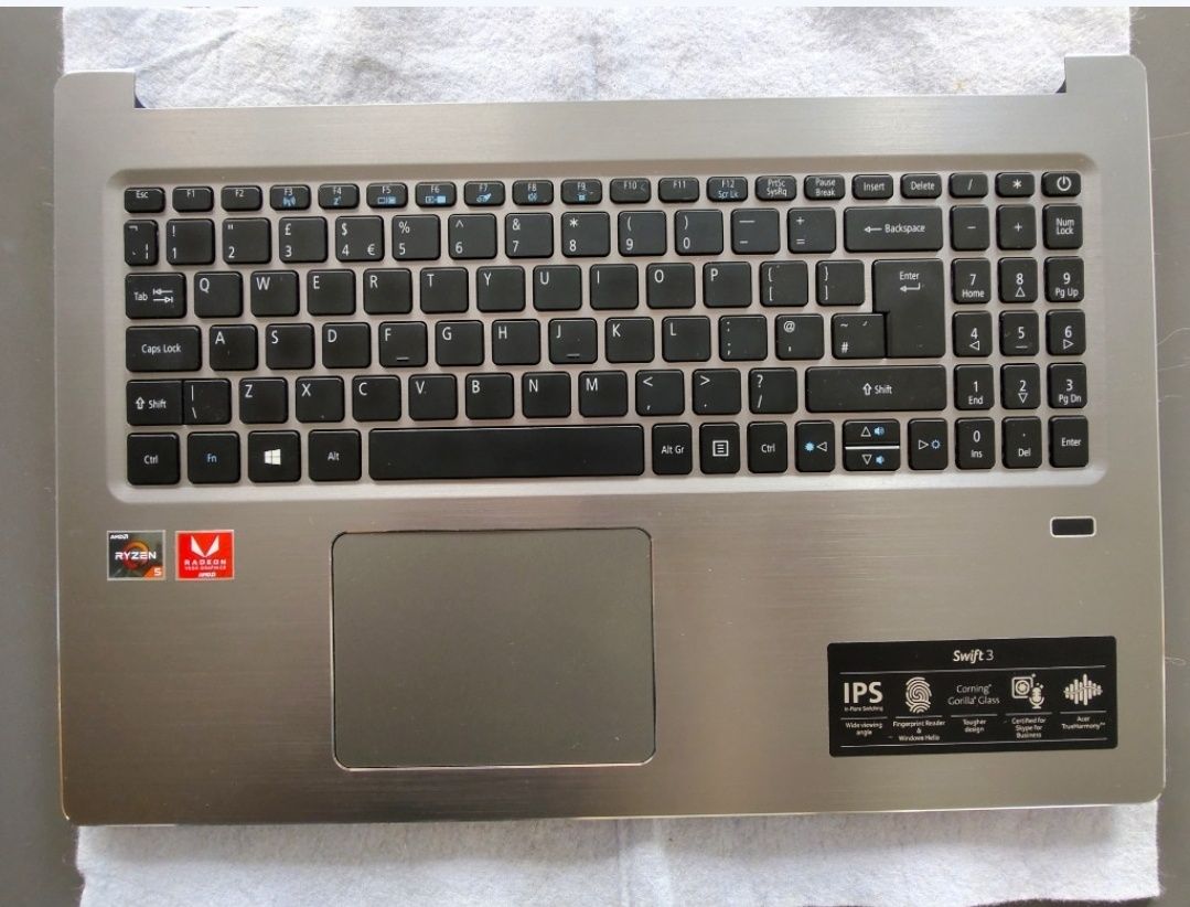 Matryca, klawiatura, palmrest, touchpad Acer Swift 3 15"