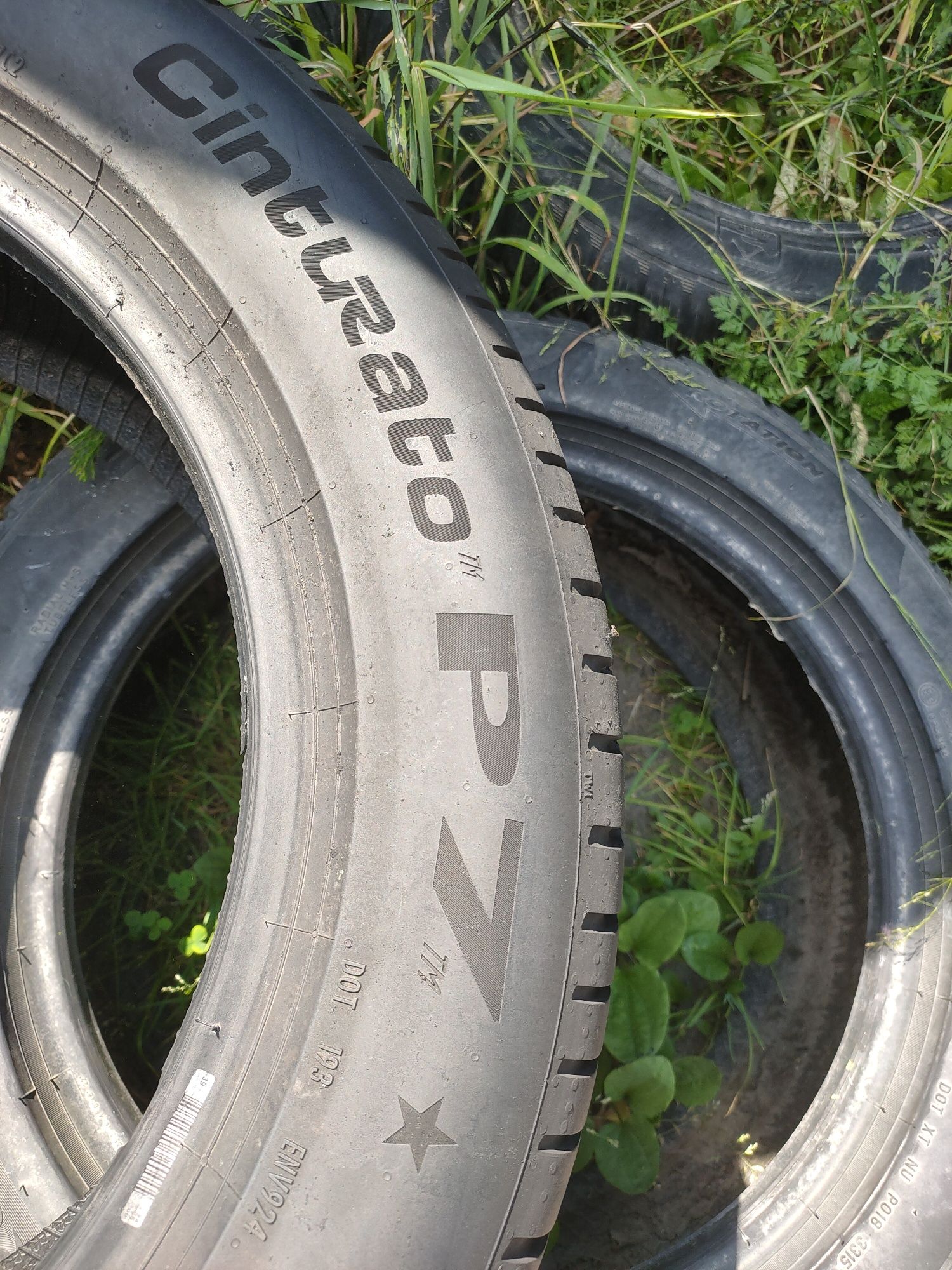 567 1x225/55R17 97W Pirelli Cinturato P7 2019r 6mm FAKTURA