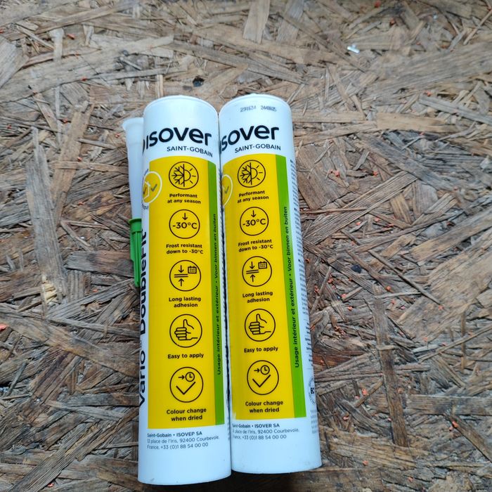 Klej silikon do folii paroizolacyjnej 2 sztuki