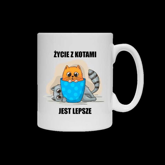 Kubek dla miłośniczki kotów