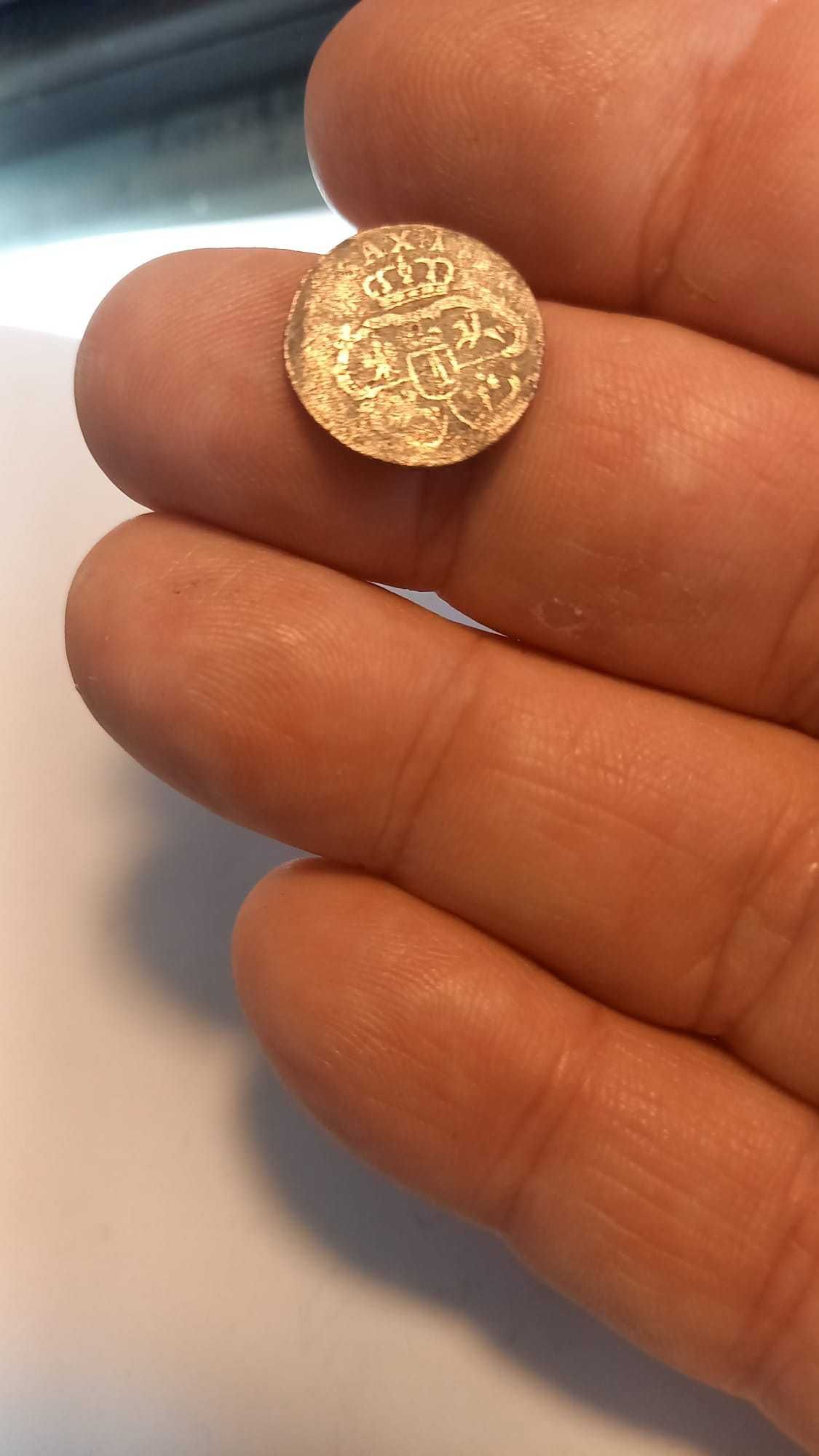 Szeląg króla Augusta III z 1754 r,