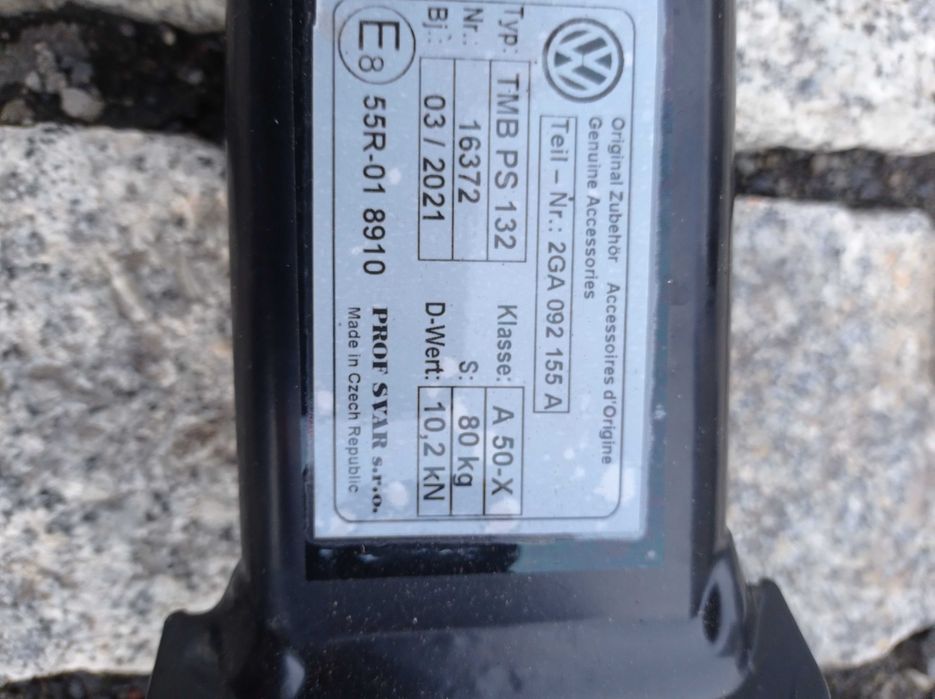 Hak holowniczy VW TROC T-ROC wypinany odpinany Ładny Moduł wiązka OEM