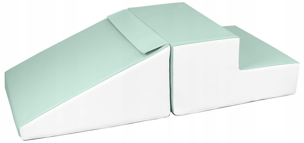 DUŻE KLOCKI PIANKOWE XXL Zestaw 2 Klocków PLAC ZABAW  Biały, Miętowy