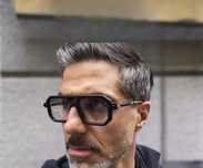 Stylowe męskie oprawki okulary korekcyjne styl gwiazd jak Tom Ford