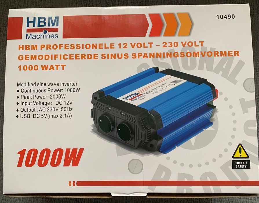 Інвертори HBM 500W,1000W,1500W в наявності