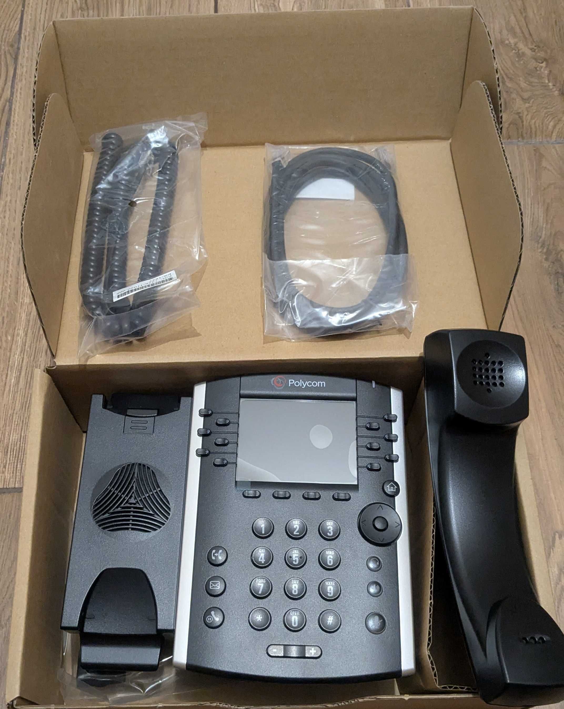 Telefon VoIP Polycom VVX 411 – 12-liniowy SIP 2x Ethernet