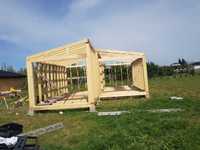 Domek drewniany  konstrukcja 35m bez pozwolenia