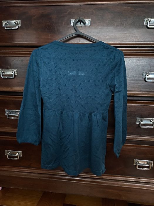 Casaco de malha verde da H&M