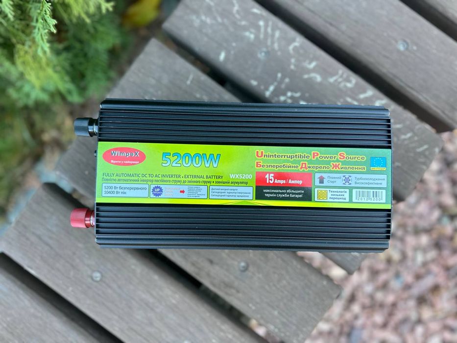 Бесперебойник 5200W‼️ Автоматический ИНВЕРТОР Плавный пуск Аккумулятор
