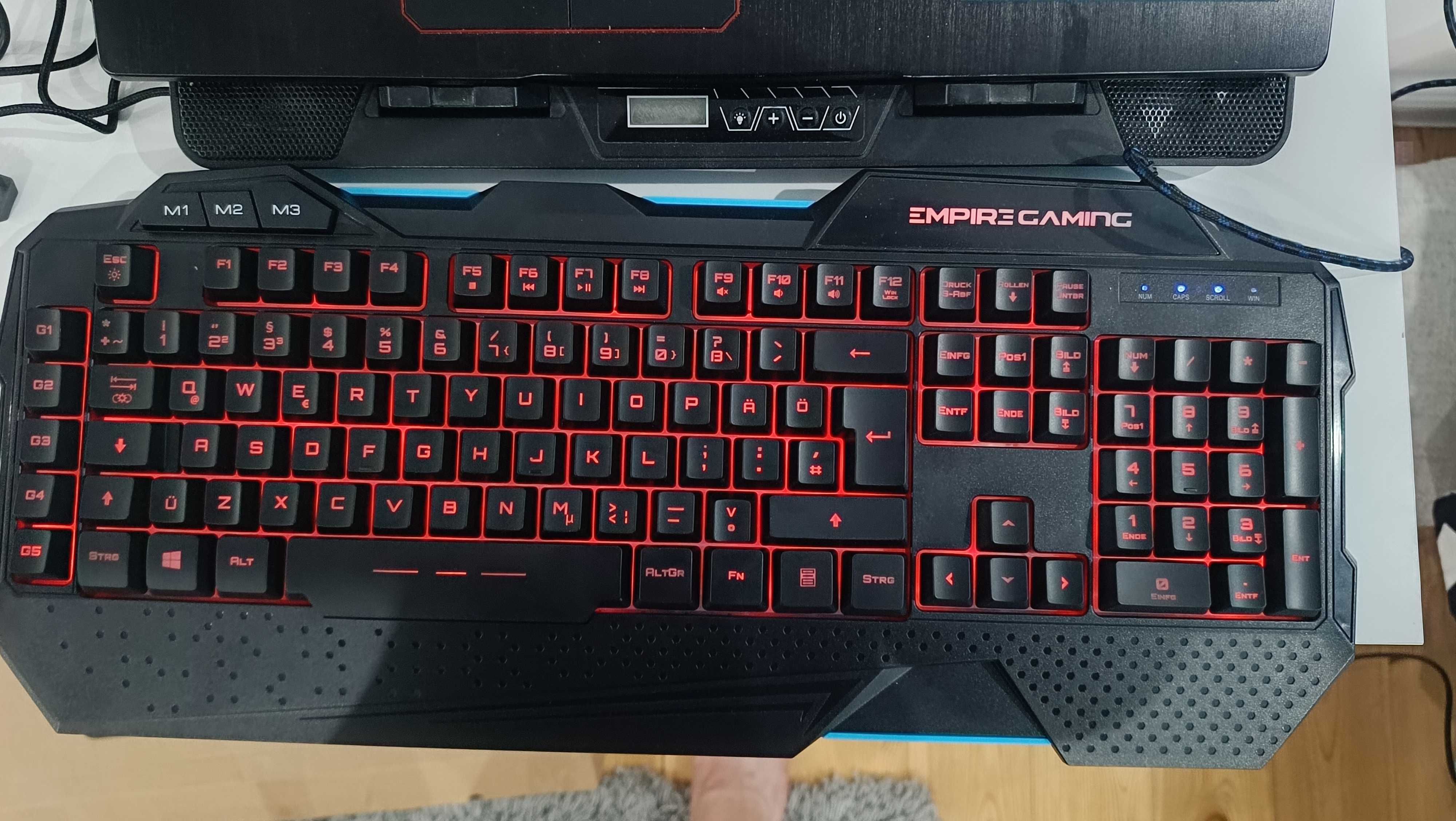 Klawiatura + mysz + podkładka mechaniczna OE-KB-88DE3 RGB GAMINGOWA