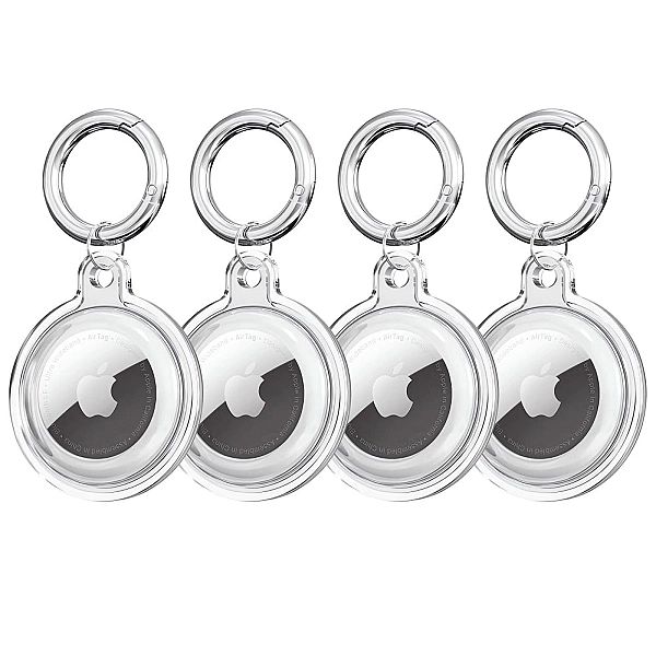 Tech-Protect Icon 4-Pack Apple Airtag Clear