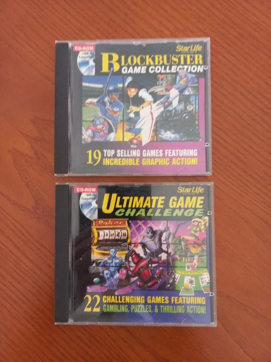 2 jogos cd rom em bom estado