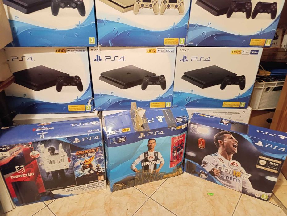 Komplet Kartonów do konsol Ps4 slim Ps4 fat Ps4 Pro