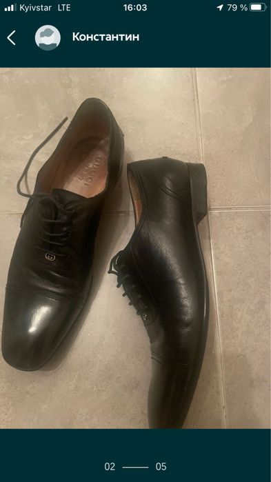 Мужские туфли Gucci