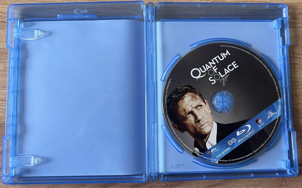 James Bond Quantum Of Solace film na płycie blu-ray